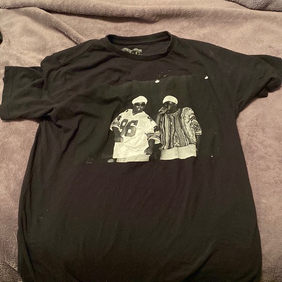 Pretty little thing Black and white biggie 1996 oversized shirt - Picture 2 of 2